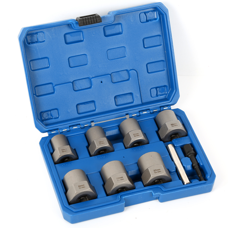 9PC Bolt Nut Screws Extractor Socket Set