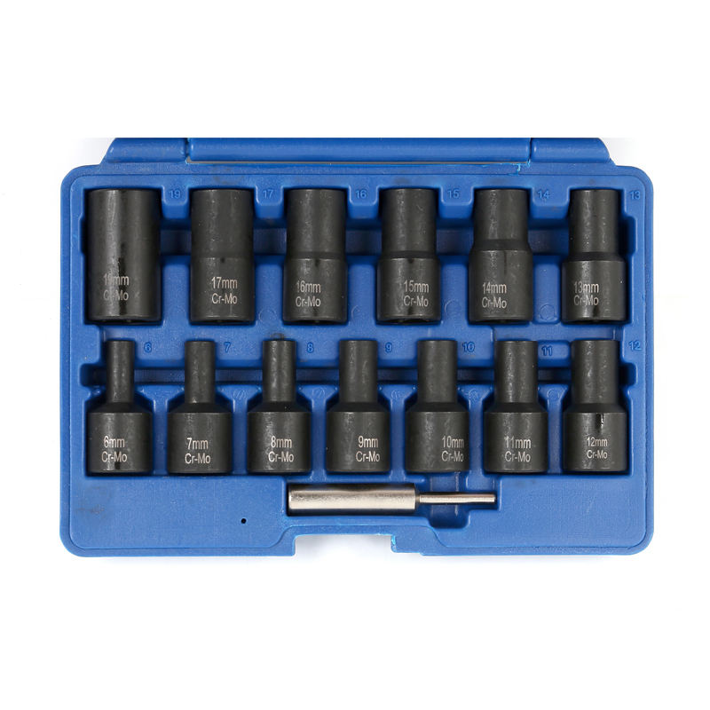 14PCS Impact Bolt & Nut Remover Set