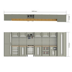 43 Pieces Deluxe-Garage Organization Collection