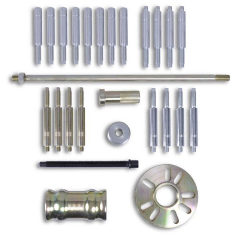 30 Piece Heavy Duty Wheel Hub Puller Set with 4.3 KG slide hammer