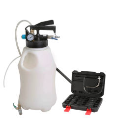 Two Way Penumatic Air Engine Transmission Gear Atf Oil Extractor &amp; Refilling Dispenser W/ Atf Adapters Tool Kit