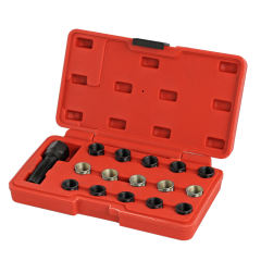 16PCS Spark Plug Thread Repair Tool Set