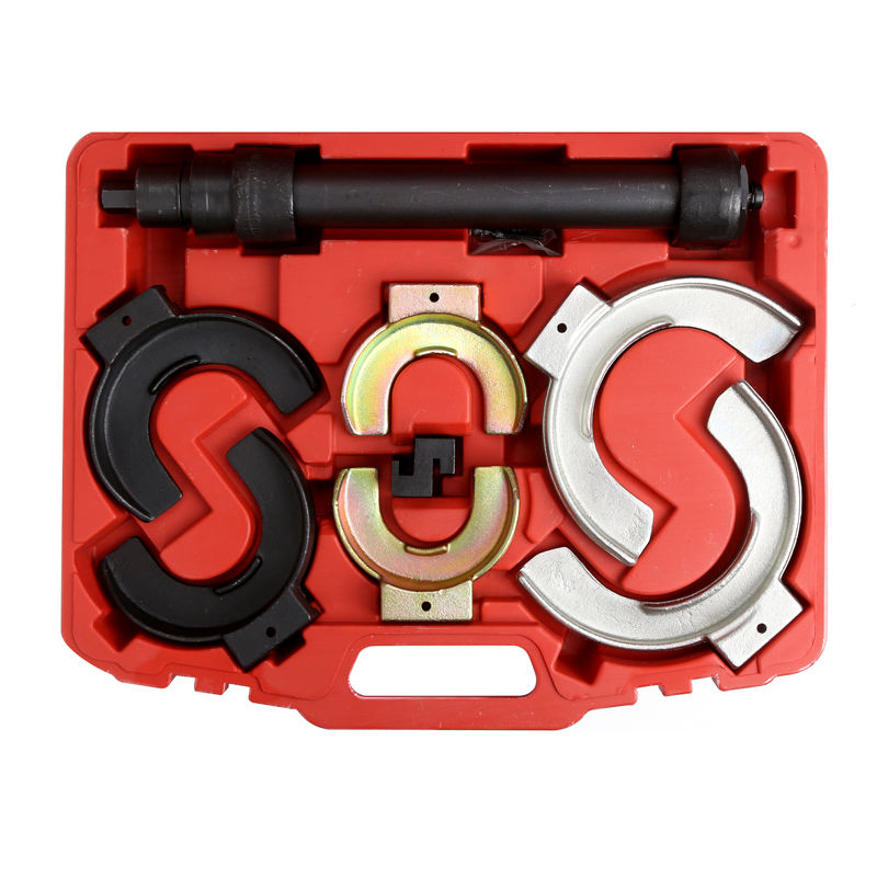 Interchangeable Fork Strut Coil Spring Compressor Tool