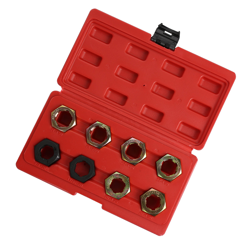 8 Piece Axle Spindle Rethreading Set