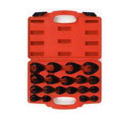 Crows Foot Spanner Wrench Set 19 Piece