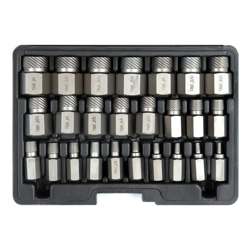 25Pcs Screw Bolt Nuts Extractor Set