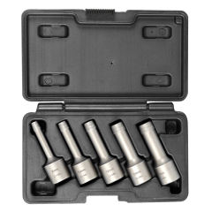 5-piece Chrome Molybdenum Screw Bolt Nuts Extractor Set