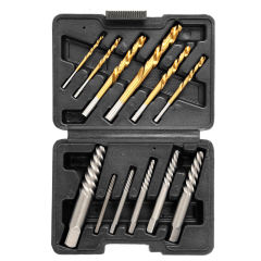 12pc Screw Extractor | Right Hand Cobalt Drill Bit Set Easy out Broken Bolt