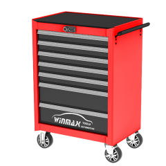 27" 7 Drawer Roller Cabinet with Digital Security Lock