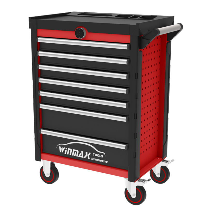 27" 7 Drawer Roller Cabinet with Digital Security Lock