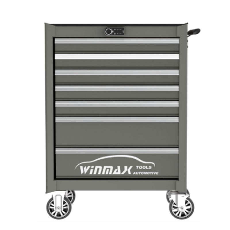 27" 7 Drawer Roller Cabinet with Digital Security Lock