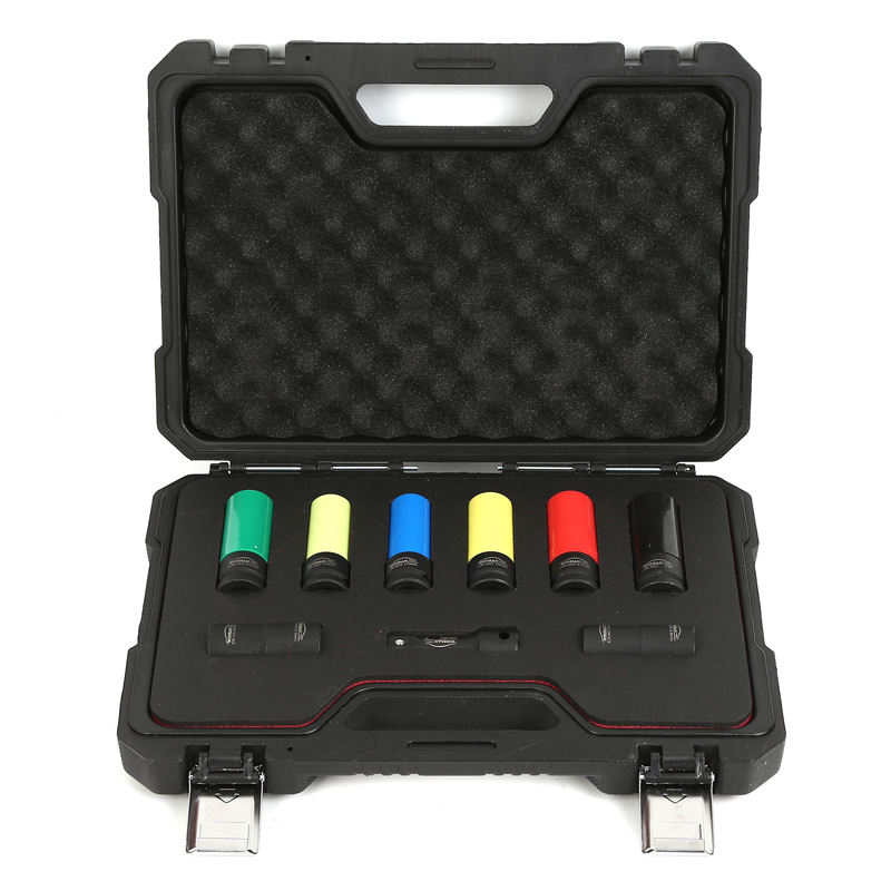 9PCS 1/2" Dr Alloy Wheel Nut Socket Set