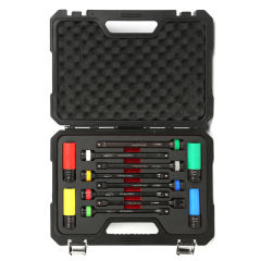 12pcs 1/2" Dr. Torque Limiting Extension Bar And Socket Set