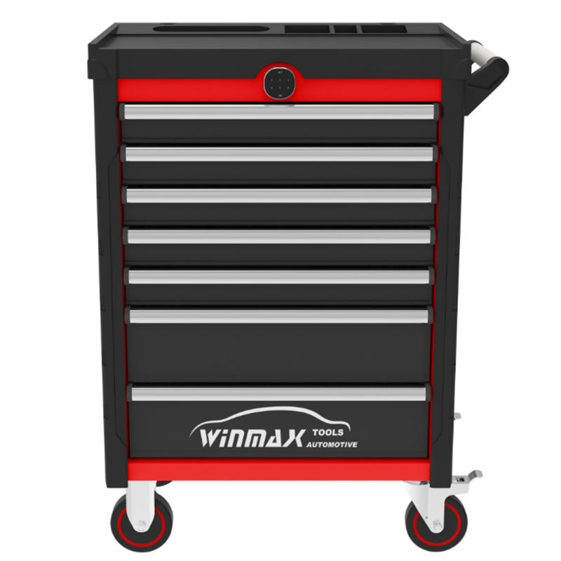 27" 7 Drawer Roller Cabinet with Digital Security Lock