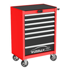 27" 7 Drawer Roller Cabinet with Digital Security Lock