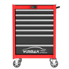 27" 7 Drawer Roller Cabinet with Digital Security Lock