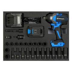 28PCS 20V Brushless Impact Wrench Tools Set