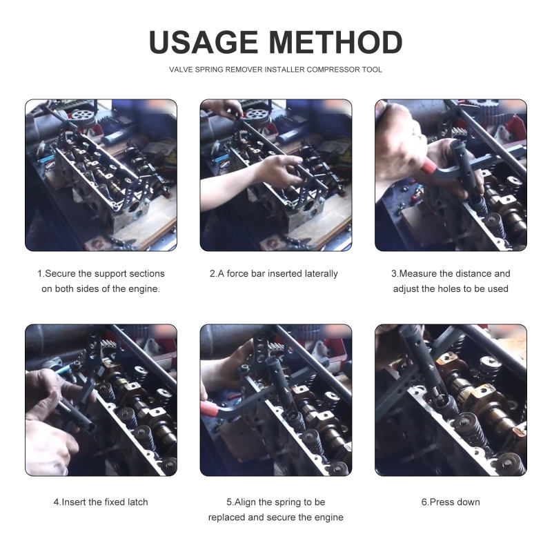 Valve Spring Compressor Kit-- One Man Operated