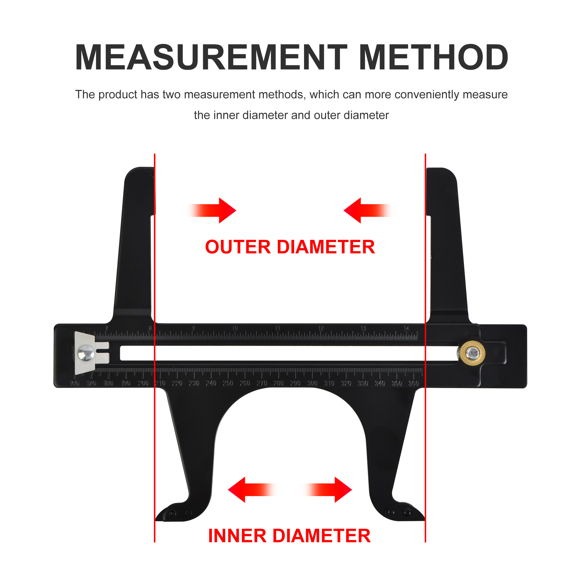 Brake Drum Gauge 160 - 360 mm
