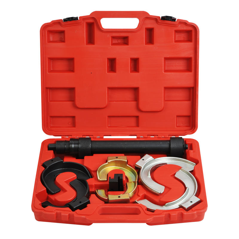 Interchangeable Fork Strut Coil Spring Compressor Tool