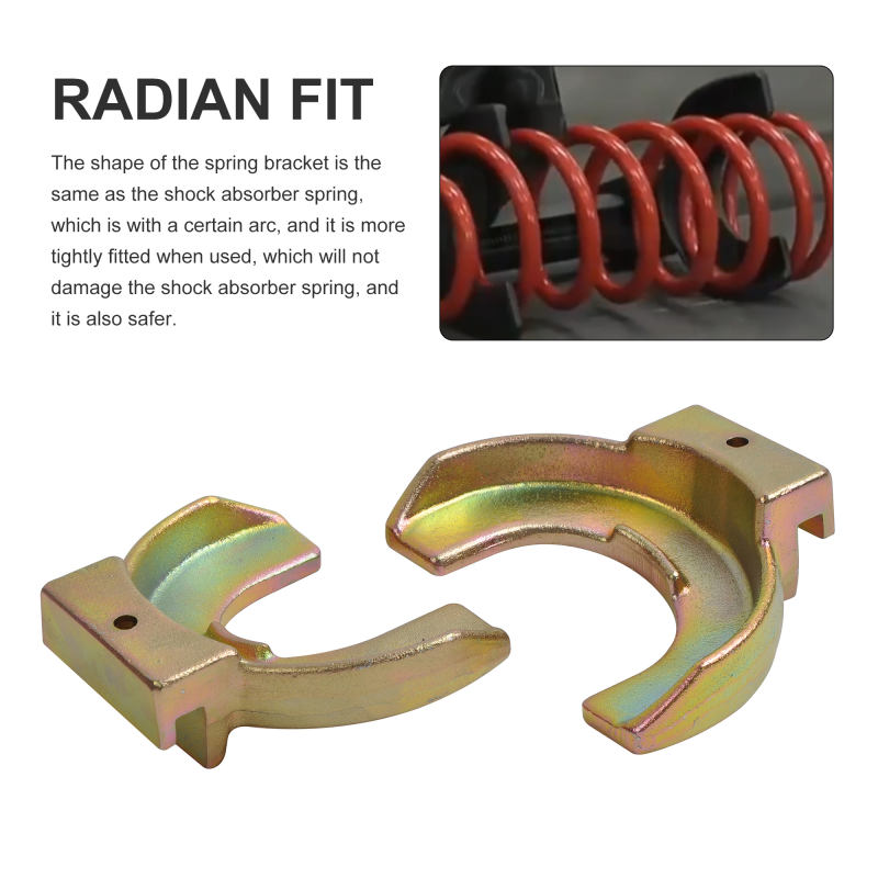 Interchangeable Fork Strut Coil Spring Compressor Tool
