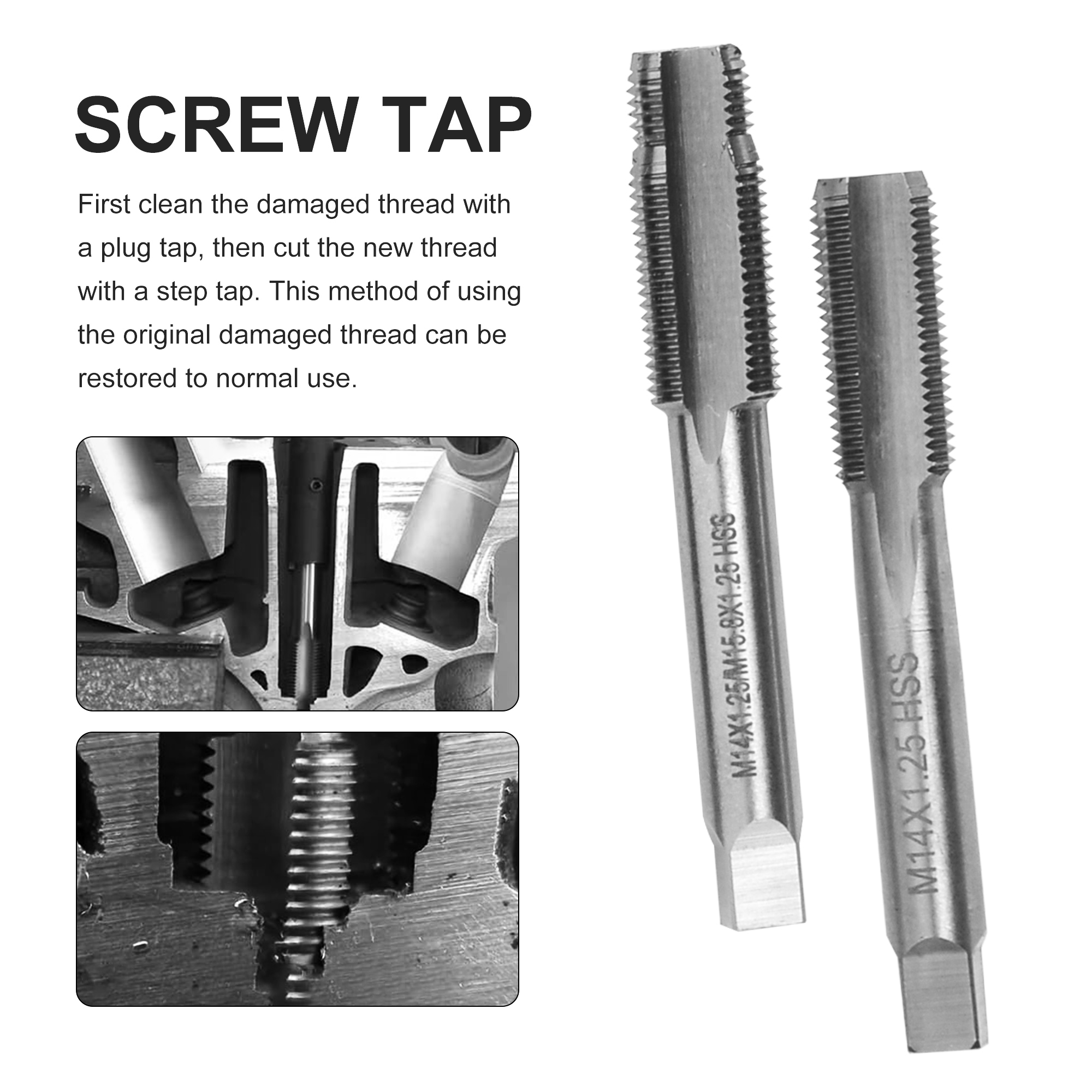 Spark Plug Thread Repair Kit