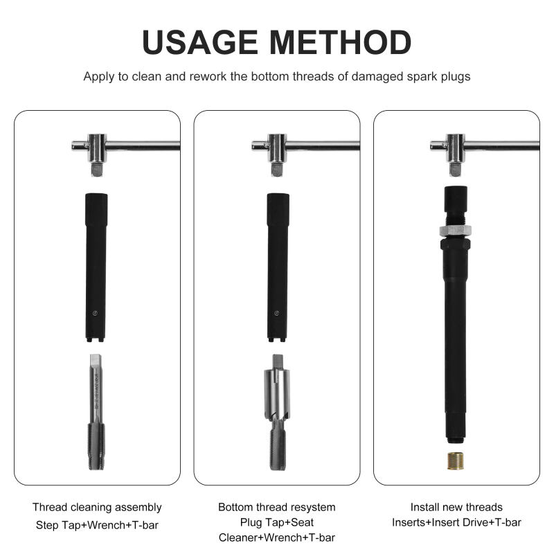 Spark Plug Thread Repair Kit