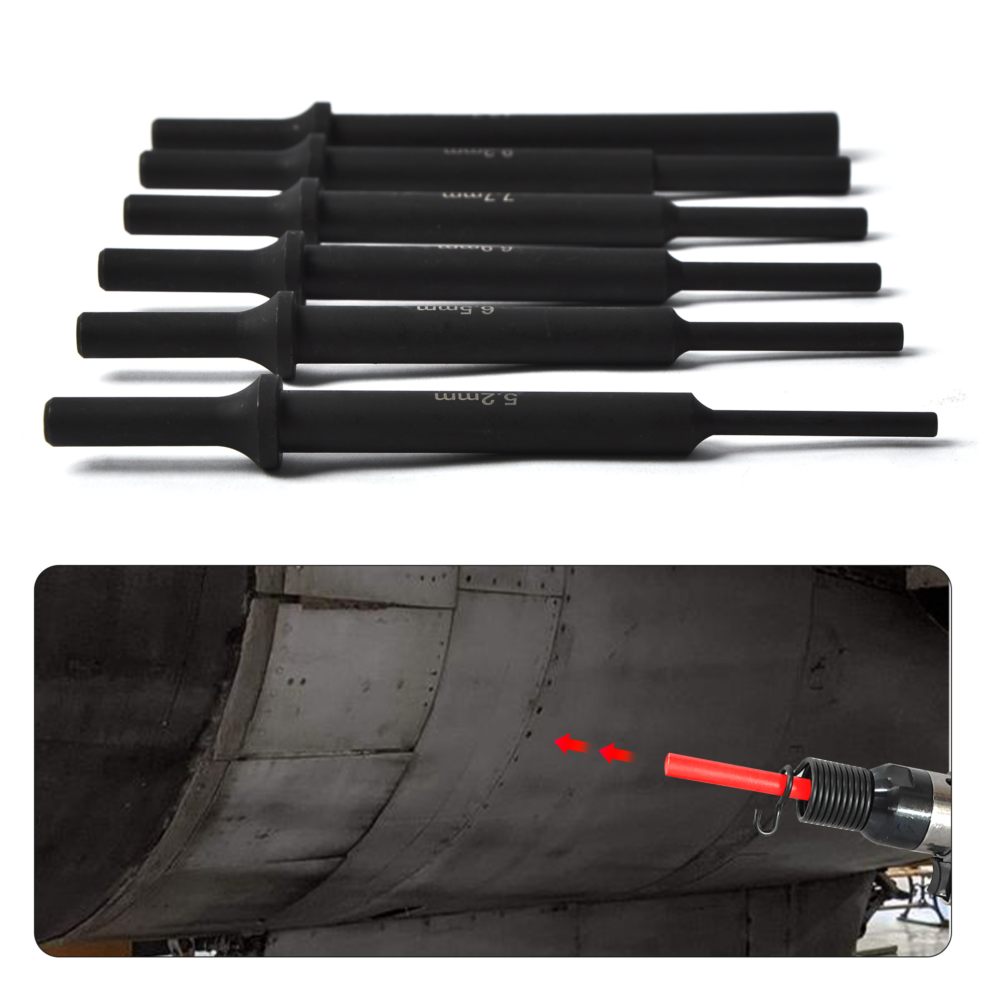 6PCS Air Hammer Drift Set