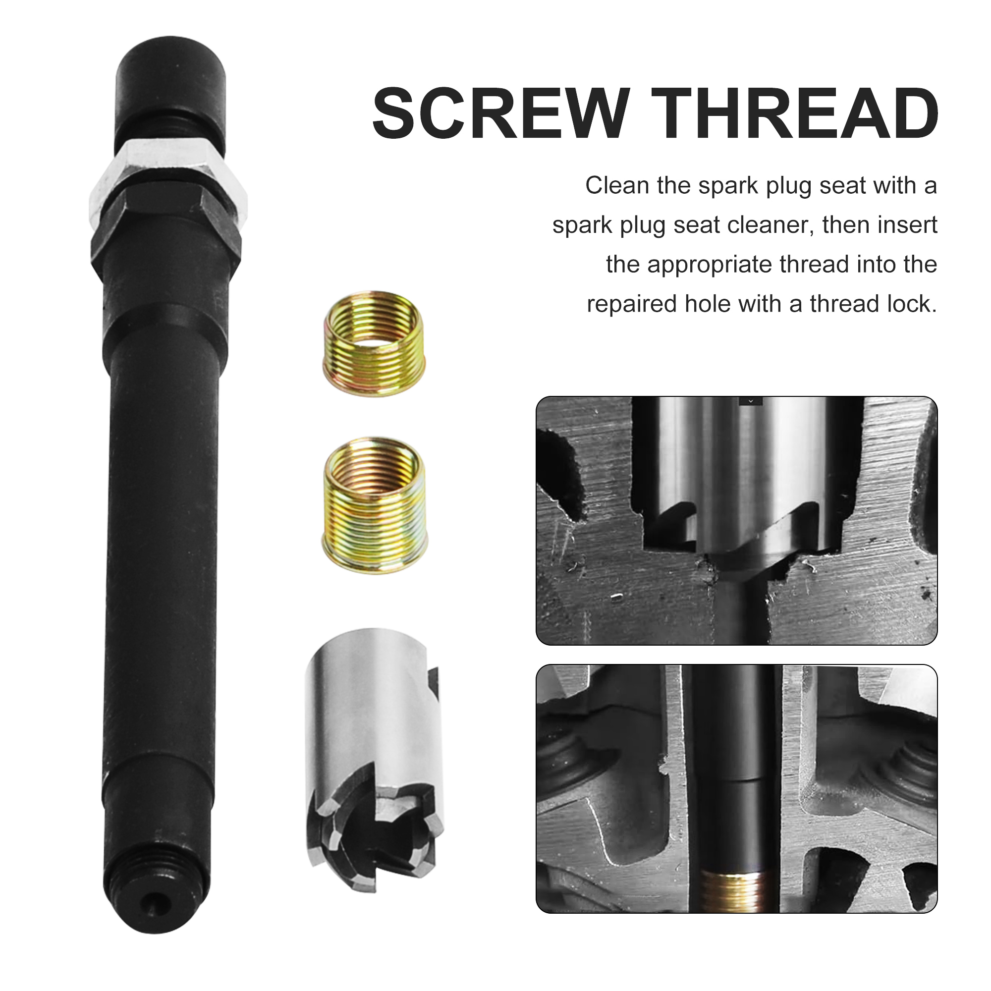 Spark Plug Thread Repair Kit