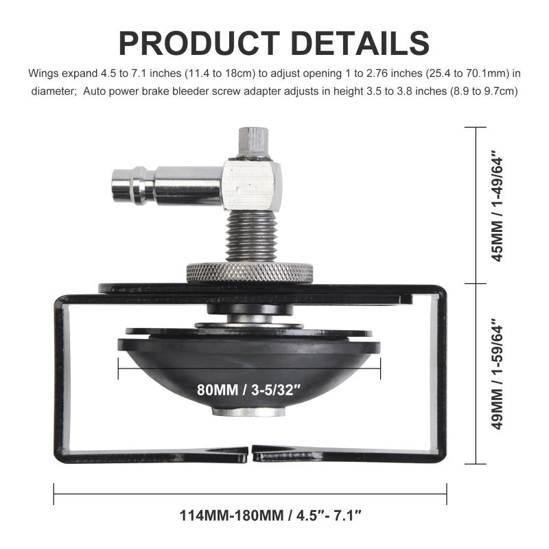 Universal Brake Bleeding Adaptor
