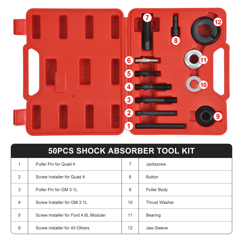 12PCS Pulley Puller and Installer Set