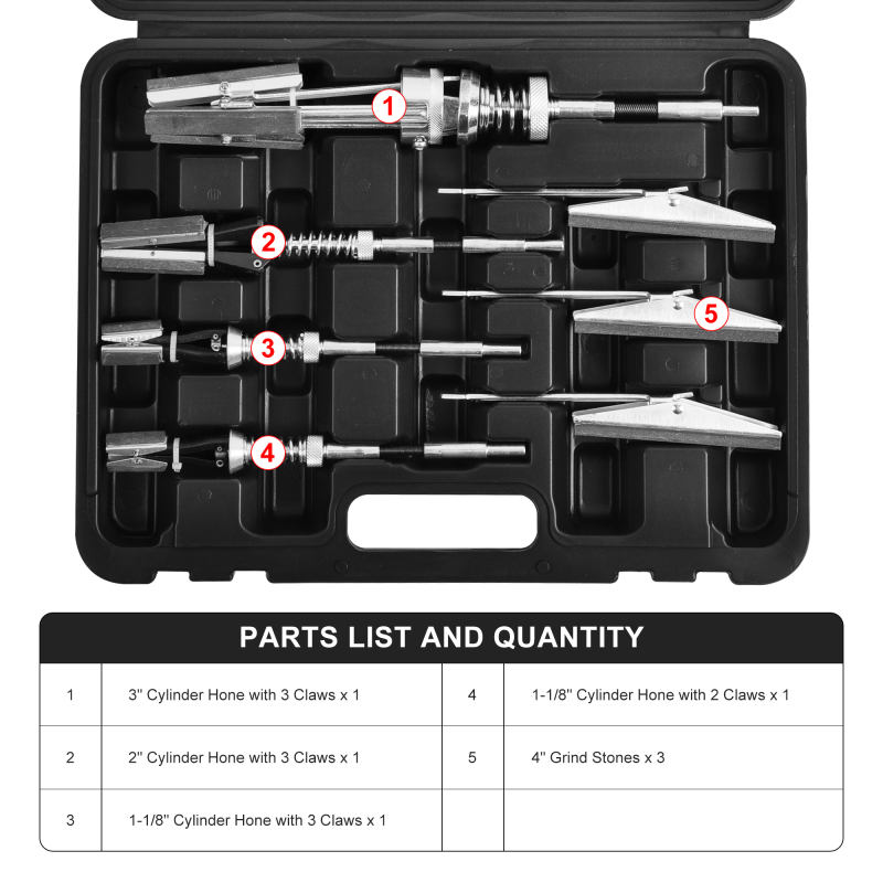 7PCS Cylinder Grinder Set