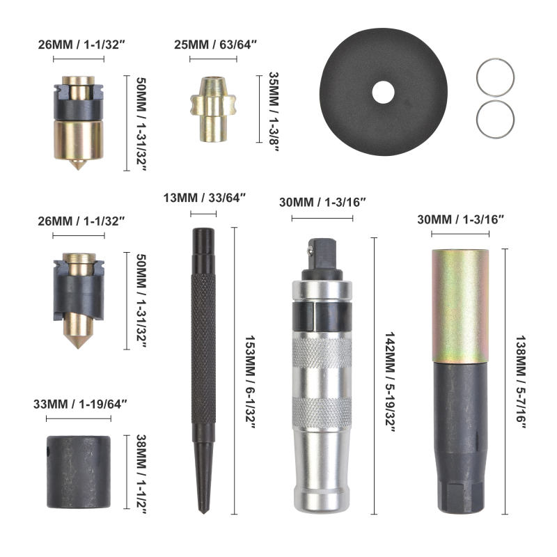 10PCS Wheel Nut Removal Set
