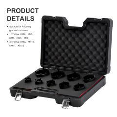 9pcs Groove Nut Socket Set