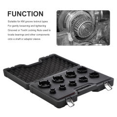 9pcs Groove Nut Socket Set