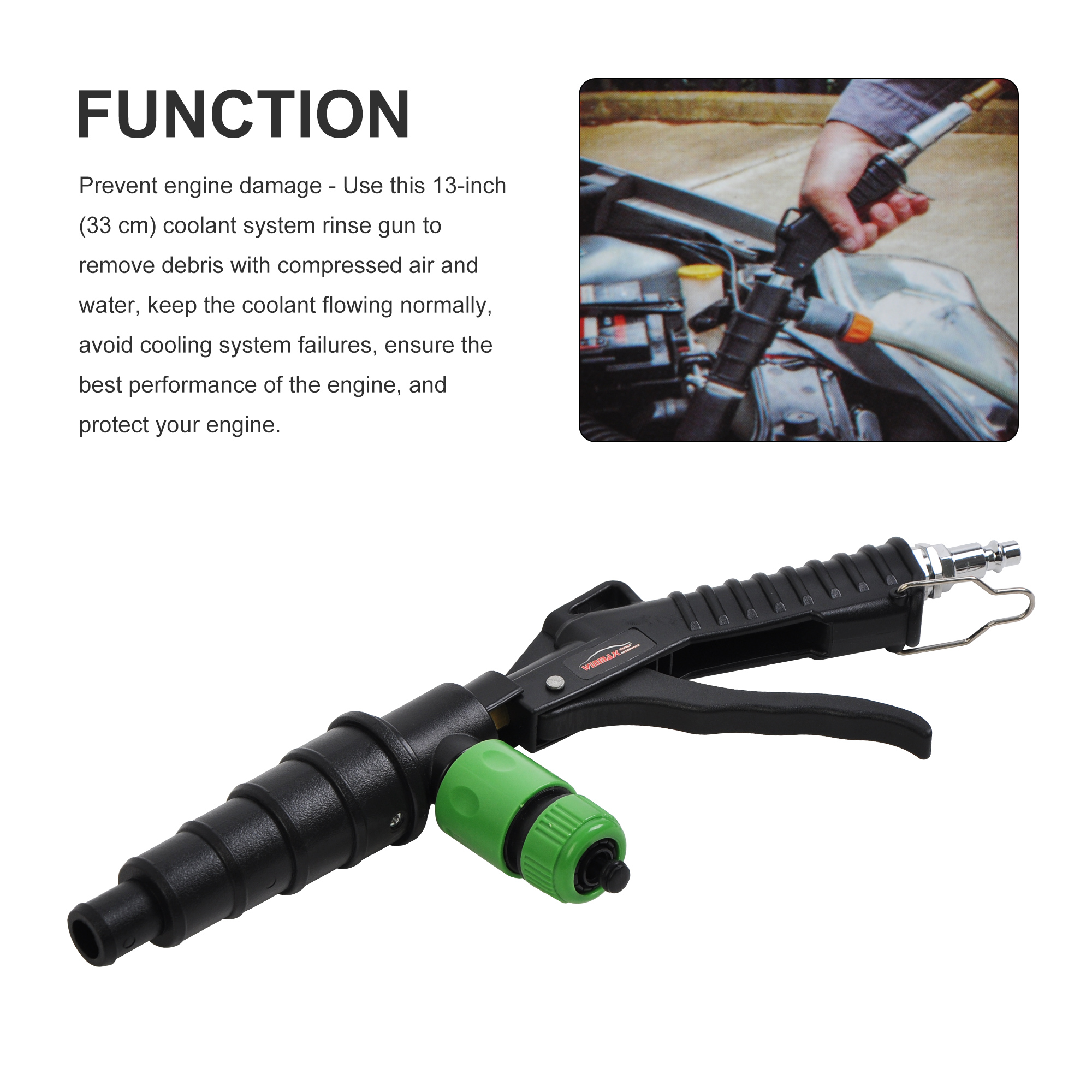 Coolant System Flush Gun