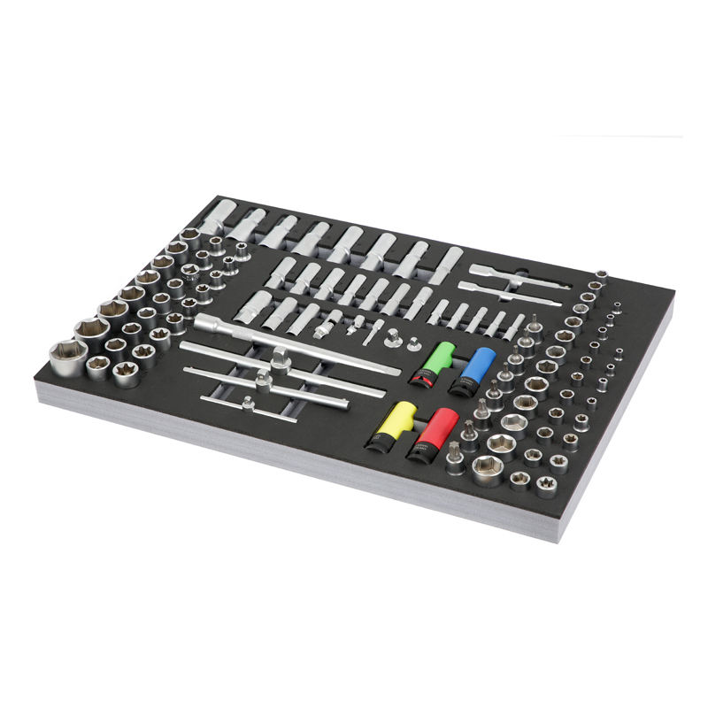 104PC 1/2", 3/8", 1/4" Socket Set