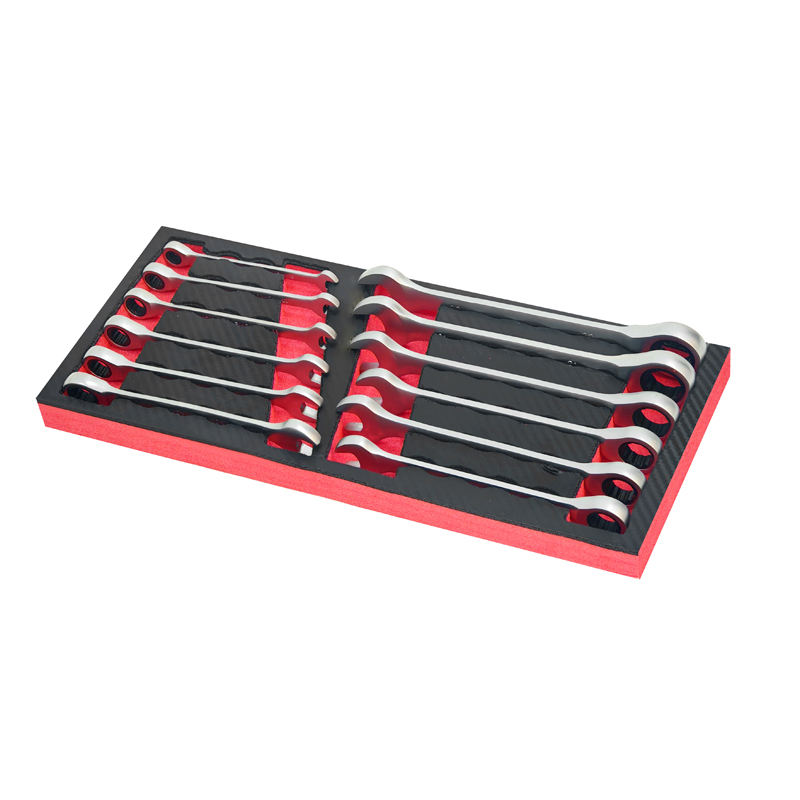 12 Piece Ratcheting Combination Spanner Set