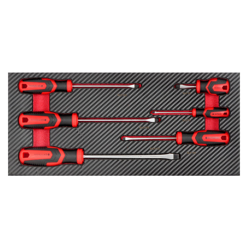 6 Piece Slotted Screwdriver Set