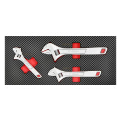 3 Piece Adjustable Wrench Set
