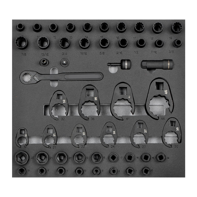 51PCS Socket/Crows Foot Spanner Set