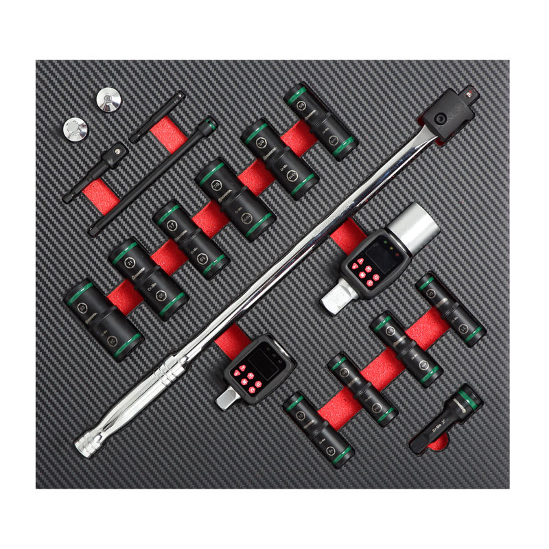 19PCS Digital Torque Head Set