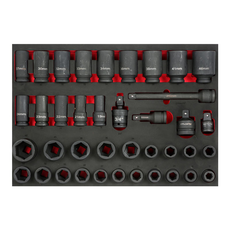 39PCS 3/4" DR Impact Socket Set