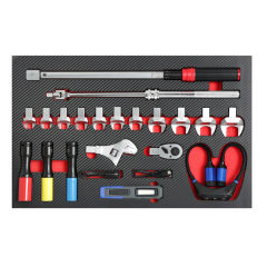 21PCS Interchangeable Head Torque Wrench Set