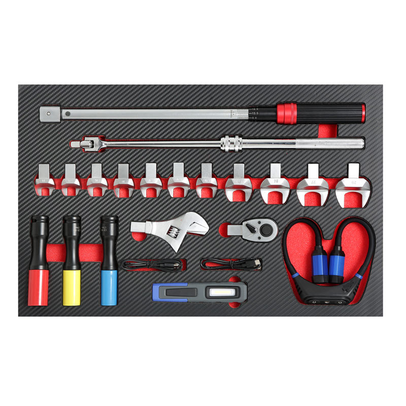 21PCS Interchangeable Head Torque Wrench Set
