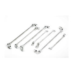 Extra Long Double Ended Flexible Flare Nut Wrench Set with Tool Tray 7pcs
