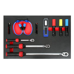 10PCS Plastic Handle Torque Wrench Set