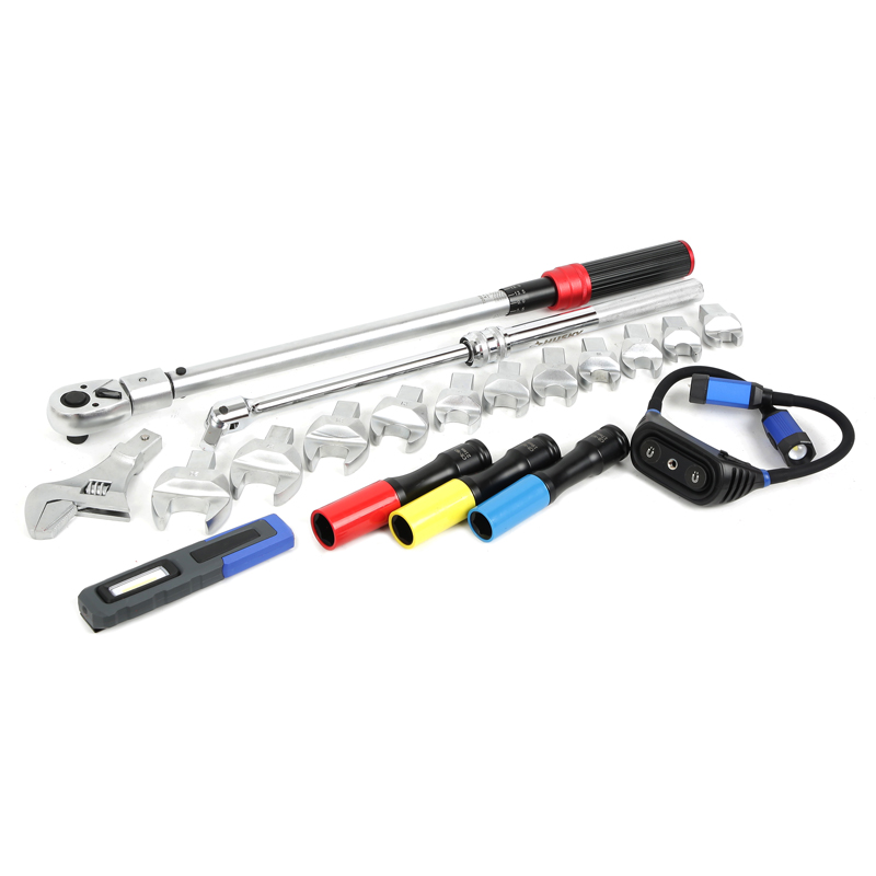 21PCS Interchangeable Head Torque Wrench Set