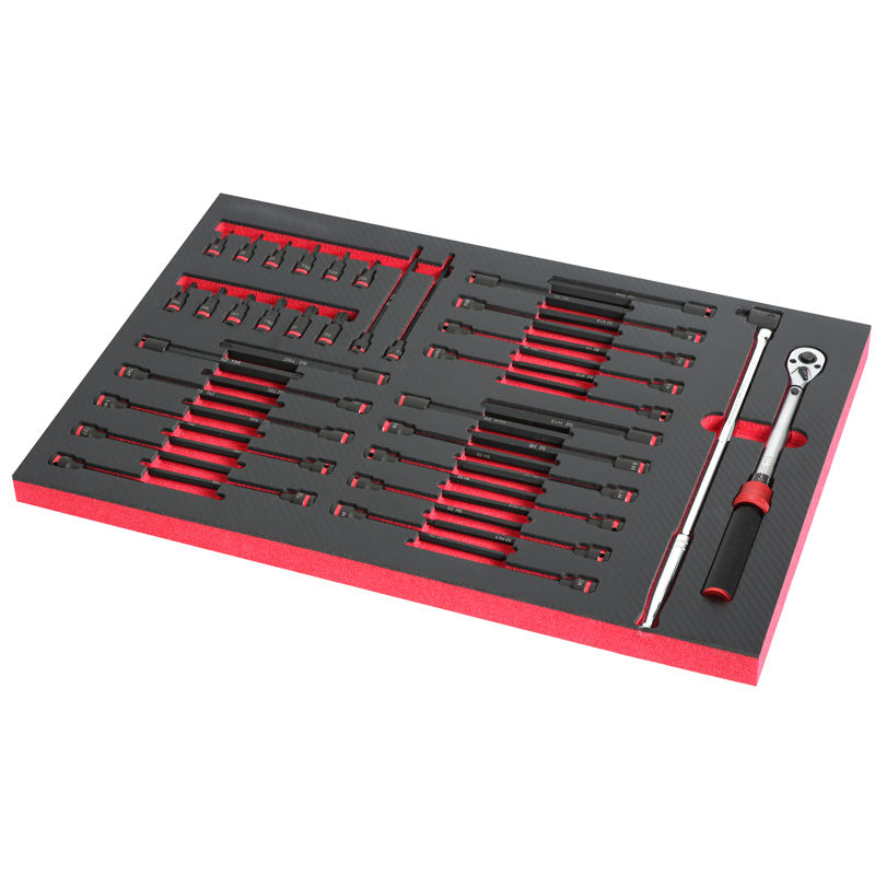 46PCS Torque Wrench and Bit Sockets Set