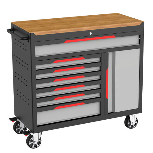42" 7- Drawers Tools Cabinet with 7 XPE - 299PCS Tool Sets